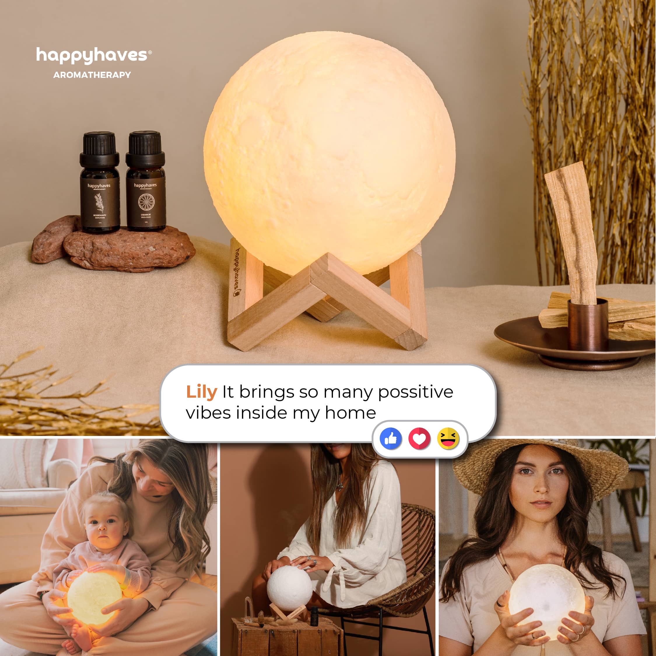 HappyHaves Full Moon® diffuser (Free Fire diffuser bundle)