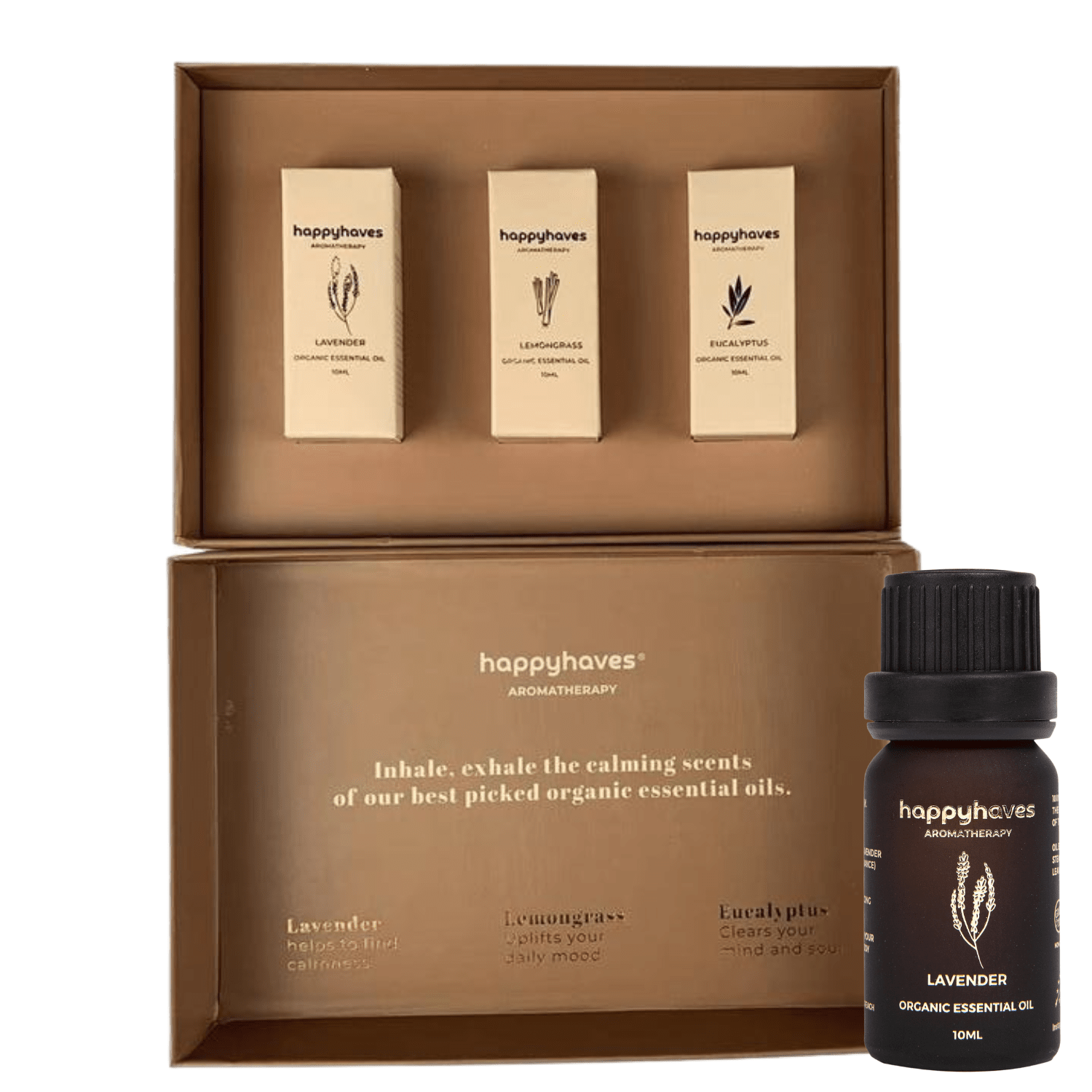 Organic Essential Oils 3-Pack (giftbox)